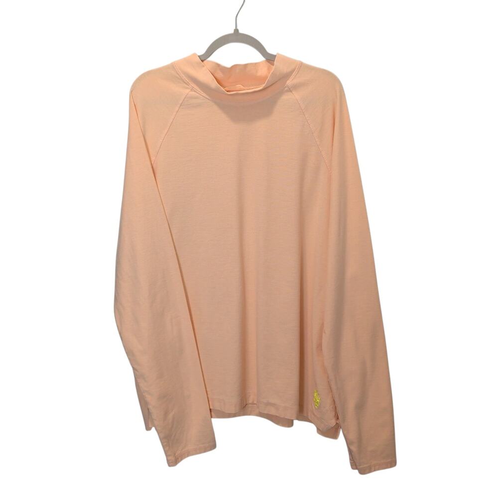Free People Movement Sz XL Restoration Layer Peach Oversized Sweatshirt Cotton